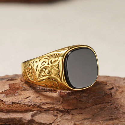 Tommy Gold onyx ring