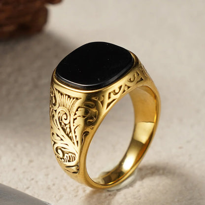 Tommy Gold onyx ring