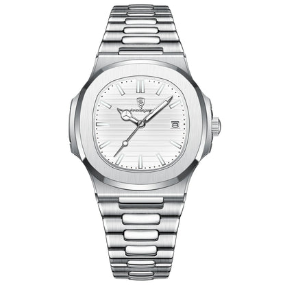 Luxury White Quartz Watch