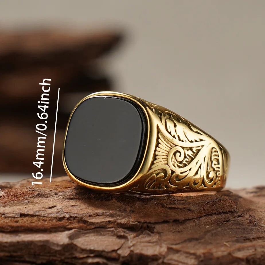 Tommy Gold onyx ring