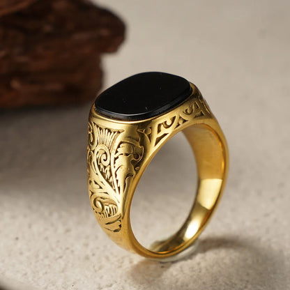 Tommy Gold onyx ring