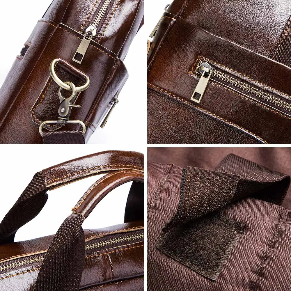 Tommy Leather Briefcase