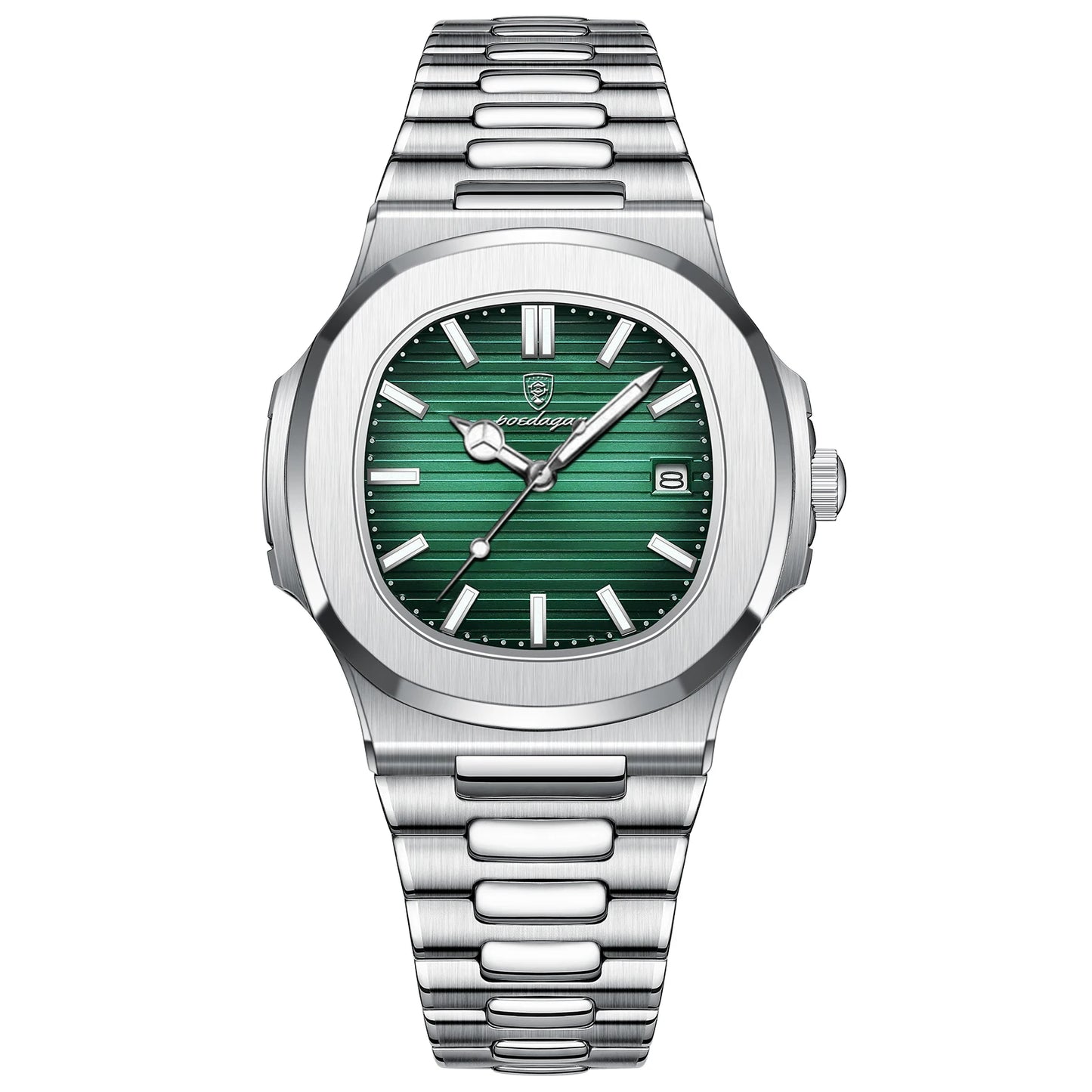 Luxury Emerald Quartz Watch