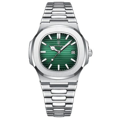 Luxury Emerald Quartz Watch