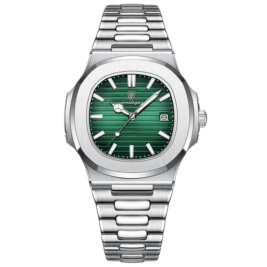 Luxury Emerald Quartz Watch