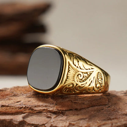 Tommy Gold onyx ring