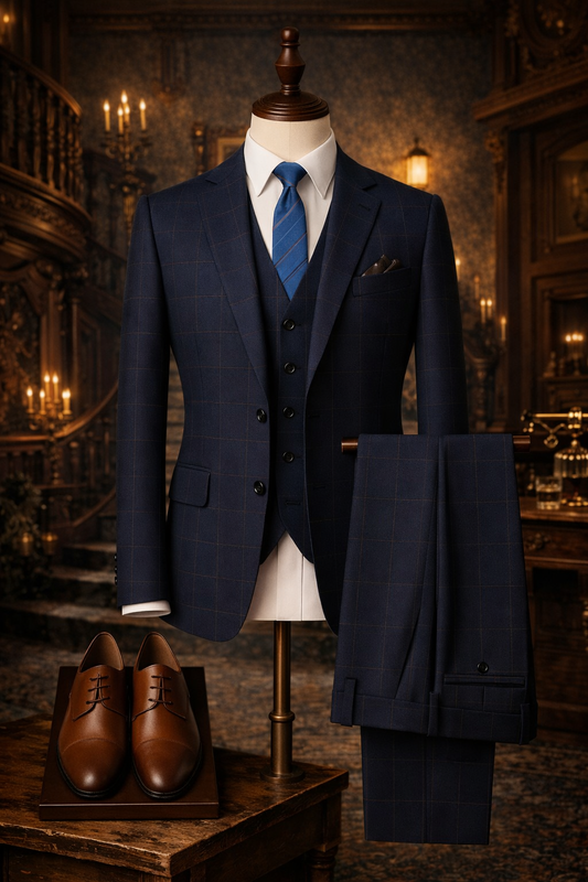 The Shelby Checkered Suit