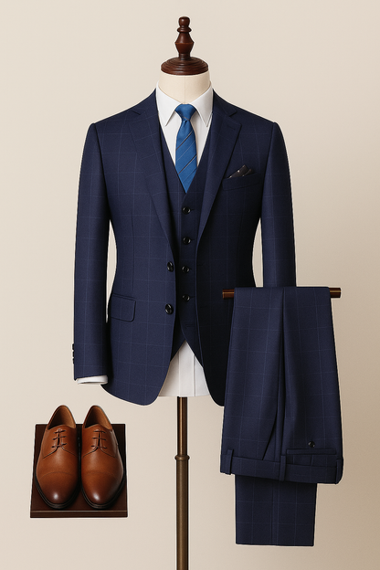 The Micheal Navy Suit