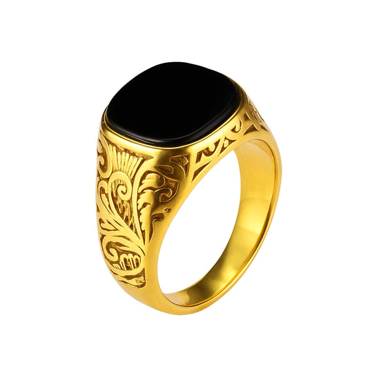 Tommy Gold onyx ring